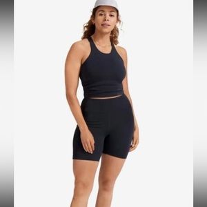NEW Allbirds Womens Natural Black Bike Bike Shorts, sz S